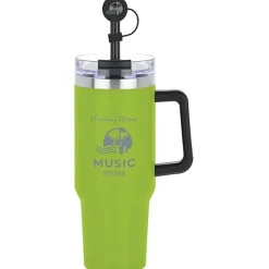 Intrepid Vacuum Mug with Straw & Topper - 40 oz
