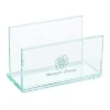Jade Glass Business Card Holder