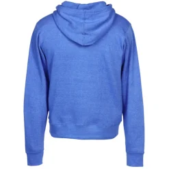 J. America Tri-Blend Full-Zip Hoodie - Embroidered