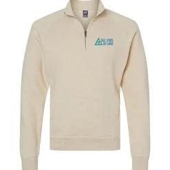 J. America Tri-Blend 1/4-Zip Pullover
