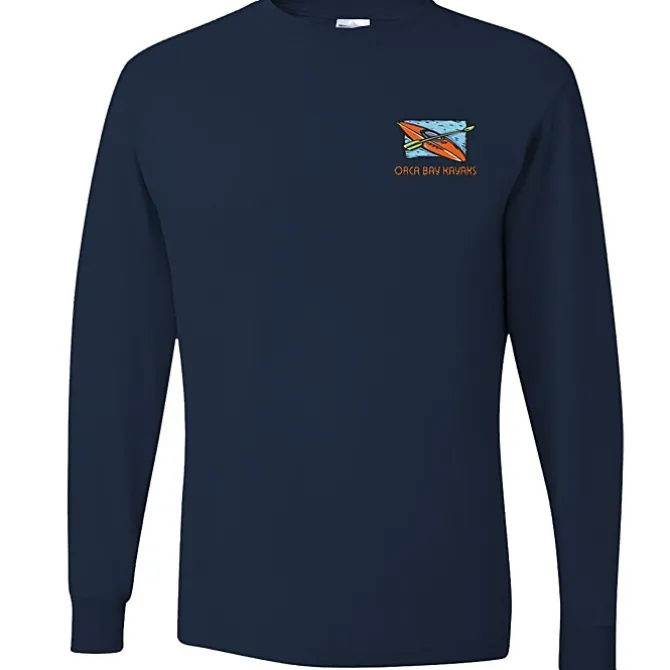 Jerzees Dri-Power 50/50 LS T-Shirt - Embroidered
