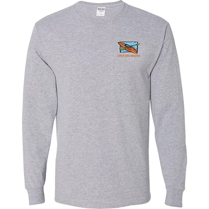 Jerzees Dri-Power 50/50 LS T-Shirt - Embroidered