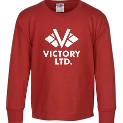 Jerzees Dri-Power 50/50 LS T-Shirt - Youth - Screen