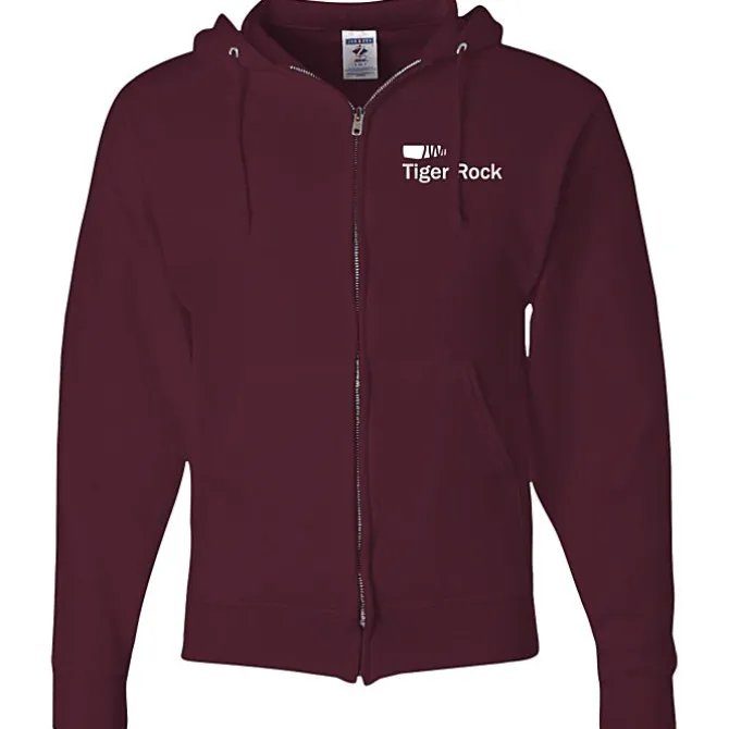 Jerzees NuBlend Full-Zip Hooded Sweatshirt - Screen