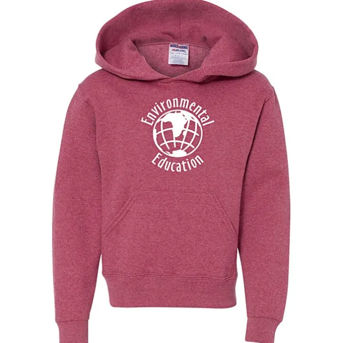 Jerzees NuBlend Hooded Sweatshirt - Youth - Screen