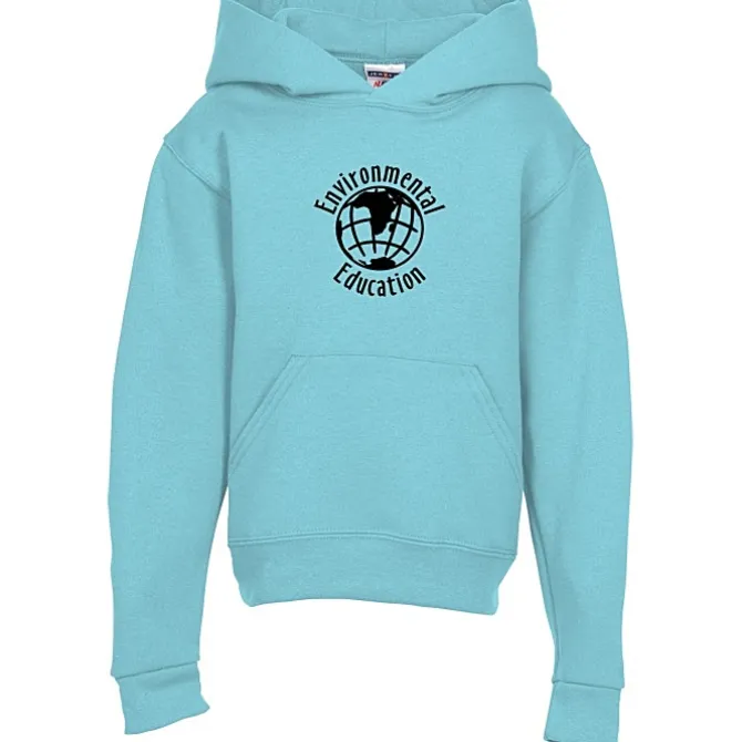 Jerzees NuBlend Hooded Sweatshirt - Youth - Screen