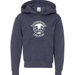 Jerzees NuBlend Hooded Sweatshirt - Youth - Screen