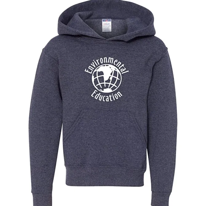 Jerzees NuBlend Hooded Sweatshirt - Youth - Screen