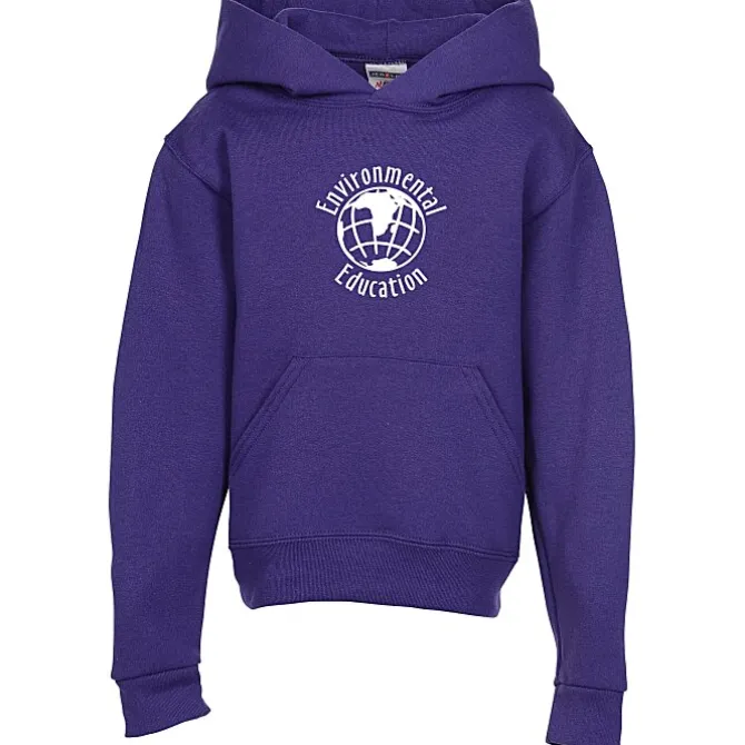 Jerzees NuBlend Hooded Sweatshirt - Youth - Screen