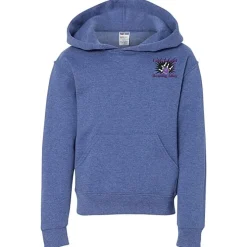 Jerzees Nublend Hooded Sweatshirt - Youth - Embroidered