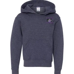 Jerzees Nublend Hooded Sweatshirt - Youth - Embroidered