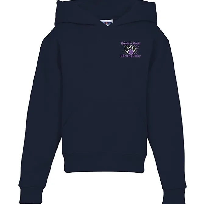 Jerzees Nublend Hooded Sweatshirt - Youth - Embroidered