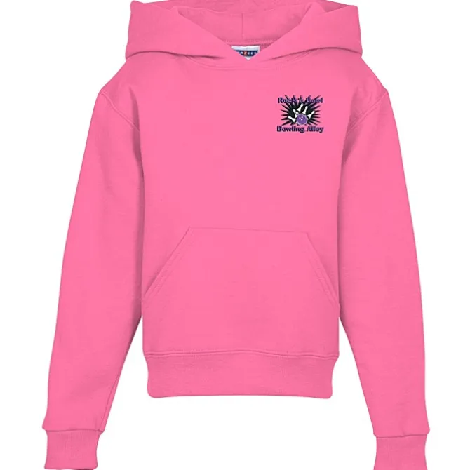 Jerzees Nublend Hooded Sweatshirt - Youth - Embroidered