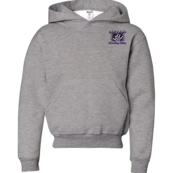 Jerzees Nublend Hooded Sweatshirt - Youth - Embroidered