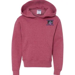 Jerzees Nublend Hooded Sweatshirt - Youth - Embroidered