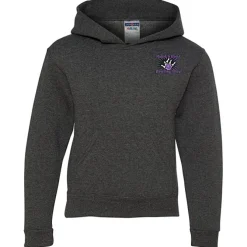 Jerzees Nublend Hooded Sweatshirt - Youth - Embroidered