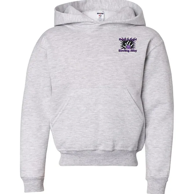 Jerzees Nublend Hooded Sweatshirt - Youth - Embroidered