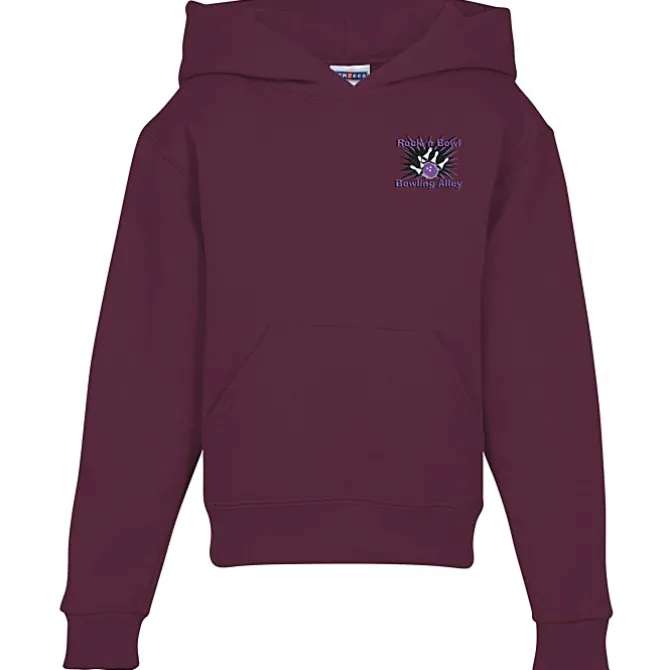 Jerzees Nublend Hooded Sweatshirt - Youth - Embroidered