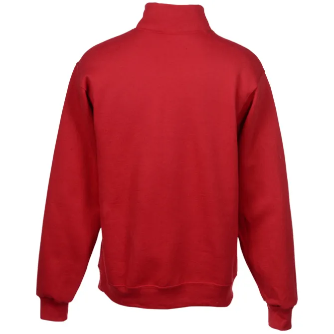 Jerzees NuBlend 1/4-Zip Sweatshirt - Embroidered