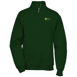 Jerzees NuBlend 1/4-Zip Sweatshirt - Embroidered