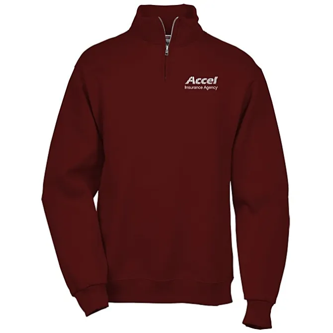 Jerzees NuBlend 1/4-Zip Sweatshirt - Screen