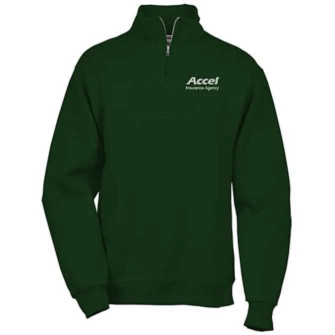 Jerzees NuBlend 1/4-Zip Sweatshirt - Screen
