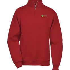 Jerzees NuBlend 1/4-Zip Sweatshirt - Embroidered - 24 hr