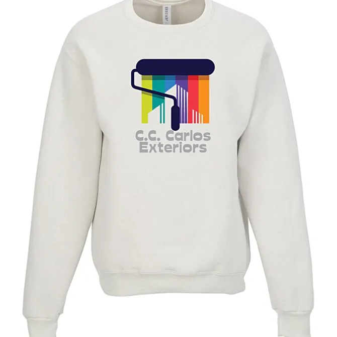 Jerzees Rugged Fleece Crewneck Sweatshirt - Full Color