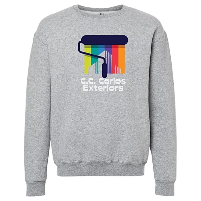 Jerzees Rugged Fleece Crewneck Sweatshirt - Full Color