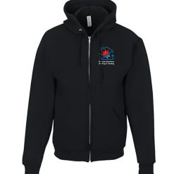 Jerzees Rugged Fleece Full-Zip Hooded Sweatshirt - Full Color