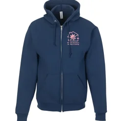 Jerzees Rugged Fleece Full-Zip Hooded Sweatshirt - Screen