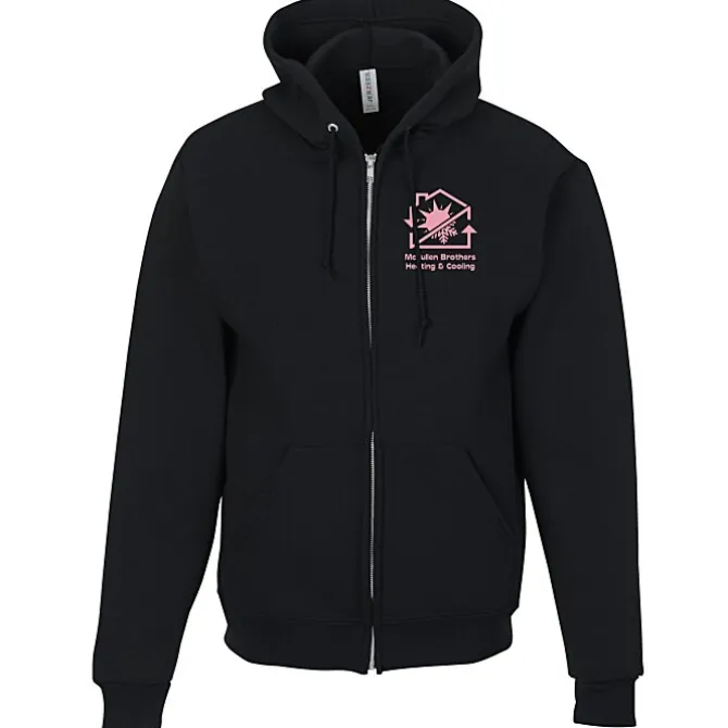 Jerzees Rugged Fleece Full-Zip Hooded Sweatshirt - Screen