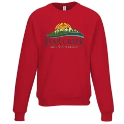 Jerzees Ultimate CVC Crewneck Sweatshirt - Full Color