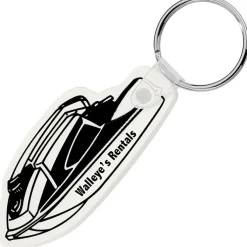 Jet Ski Soft Keychain - Opaque