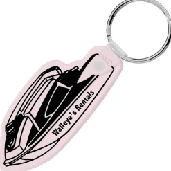 Jet Ski Soft Keychain - Opaque