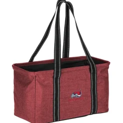 Junior Heathered Utility Tote - Embroidered