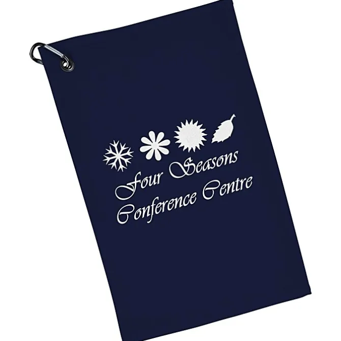 Junior League Golf Towel with Carabiner - Colors