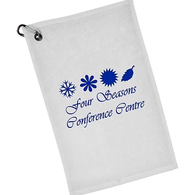 Junior League Golf Towel with Carabiner - Colors