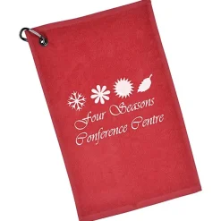 Junior League Golf Towel with Carabiner - Colors