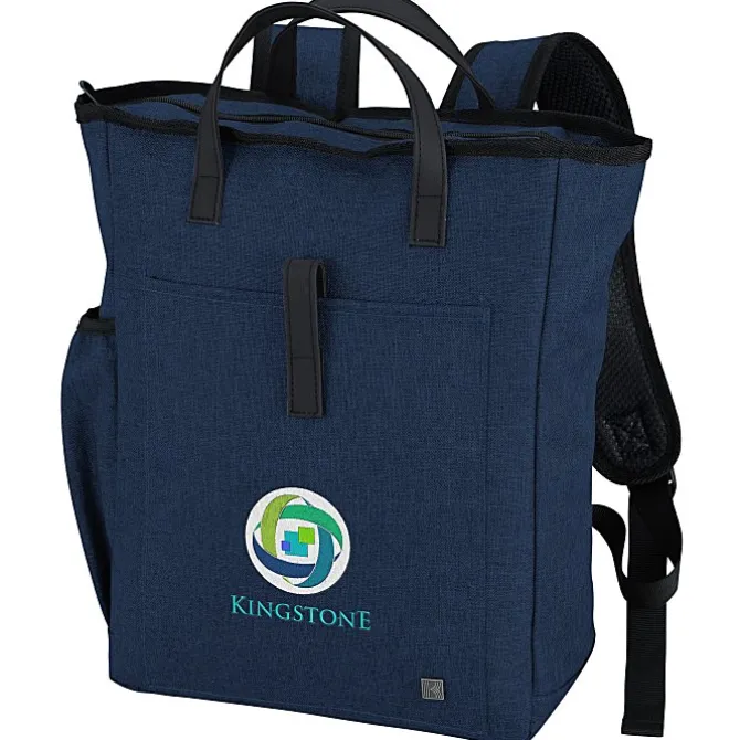 Kapston Pierce Laptop Backpack Tote - Embroidered