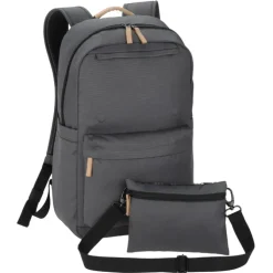 Kelso 15-inch Laptop Backpack with Removable Pack - Embroidered