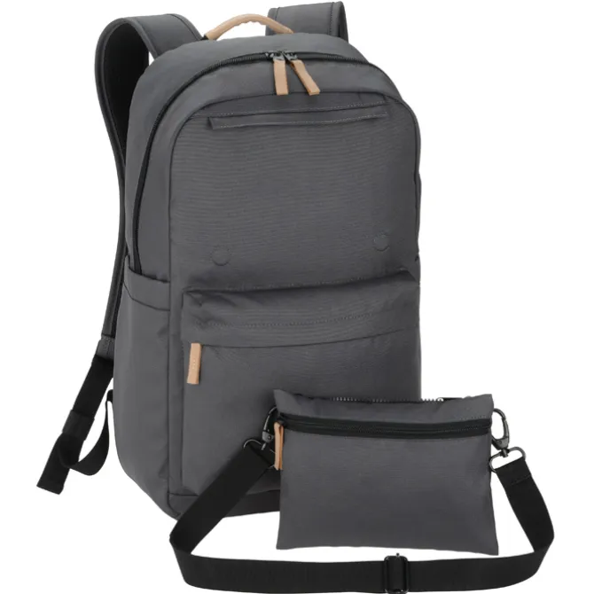 Kelso 15-inch Laptop Backpack with Removable Pack - Embroidered