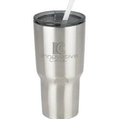 Kong Vacuum Insulated Travel Tumbler - 26 oz. - Stainless Steel - Laser Engraved