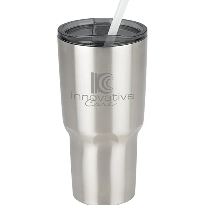 Kong Vacuum Insulated Travel Tumbler - 26 oz. - Stainless Steel - Laser Engraved