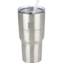 Kong Vacuum Insulated Travel Tumbler - 26 oz. - Stainless Steel - Laser Engraved