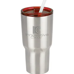 Kong Vacuum Insulated Travel Tumbler - 26 oz. - Stainless Steel - Laser Engraved