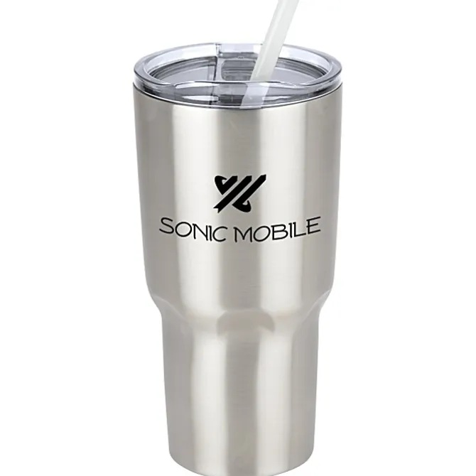 Kong Vacuum Insulated Travel Tumbler - 26 oz. - Stainless Steel - 24 hr
