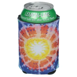 Koozie® Chill Collapsible Can Cooler - Tie-Dye Sun