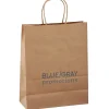 Kraft Paper Brown Shopping Bag - 13 inches x 10 inches