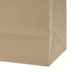 Kraft Paper Brown Shopping Bag - 15 1/2 inches x 14 inches
